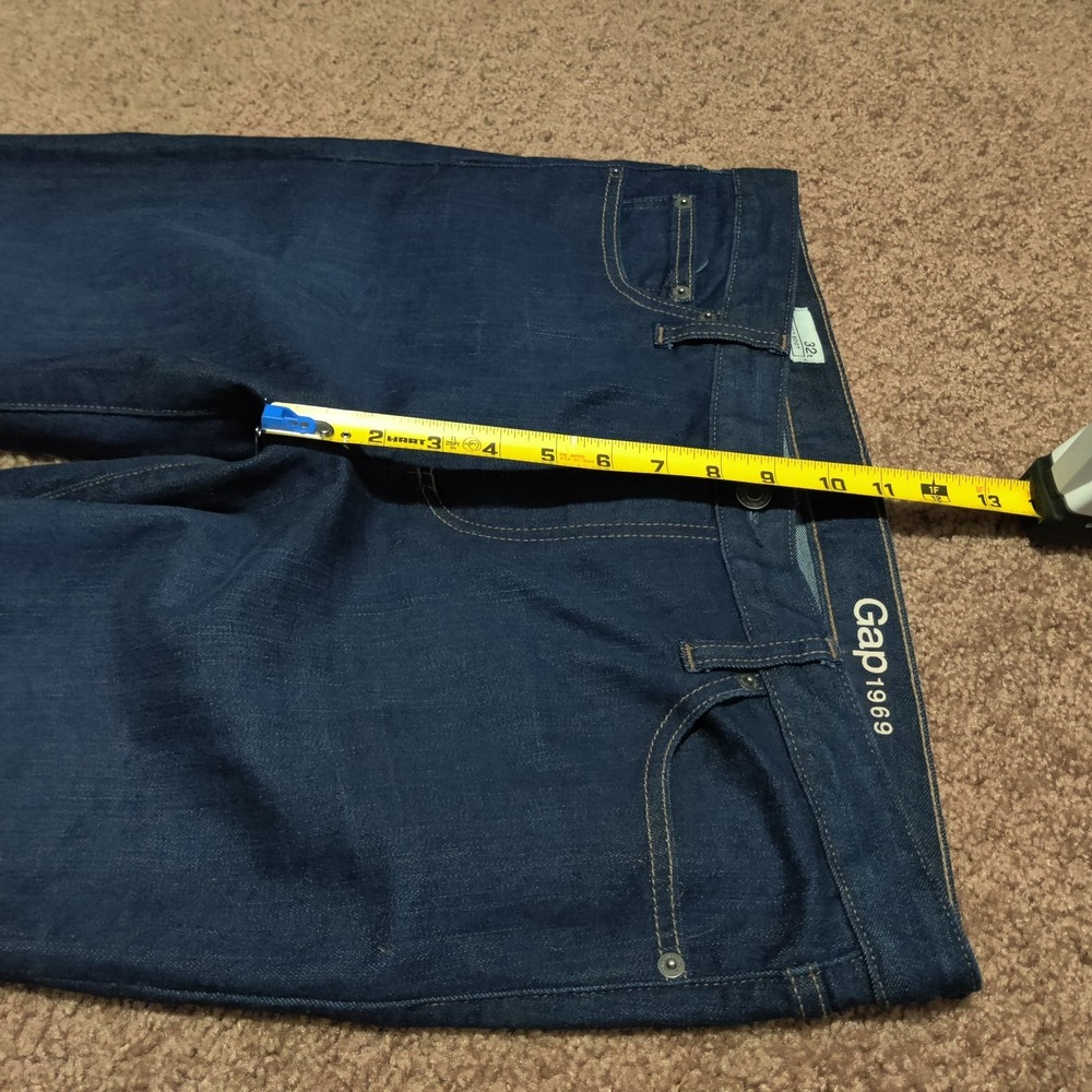 GAP 1969 Perfect Boot Jeans Women's Size 32t  36 x 29 Blue Denim Pants - Picture 8 of 9